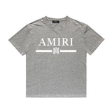 Amiri T Shirt Printed Casual Hip Hop round Neck Short Sleeve T-shirt