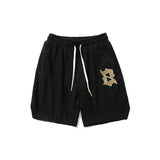Men Shorts Summer Embroidered Slacks Shorts Men
