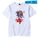 Hellfire Club Shirt Stranger Things Loose round Neck Short Sleeve T-shirt