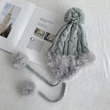 Women Winter Hats Knitted Hat Women's Autumn and Winter Wool Hat Warm Hat