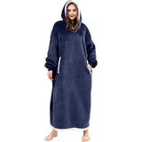 Hoodies Blankets Leopard Print Lazy Blanket Flannel Lamb Wool