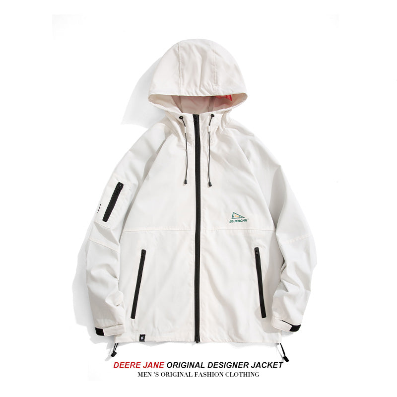 Men Jacket Spring Men's Loose All-Match Simple Outdoor Leisure