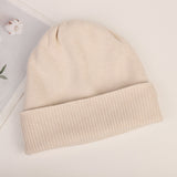 Men Winter Hats Women's Autumn and Winter Hat All-Matching Beanie Hat Thickened Warm Cotton Cap