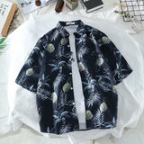 Men Beach T Shirts Summer Loose Men's Short Sleeve Top