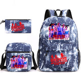 Stranger Things Hellfire Club Backpack Three-Piece Backpack Printed Pattern