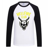 Stranger Things Hellfire Club T Shirt T-shirt Printed Men's Long Sleeve