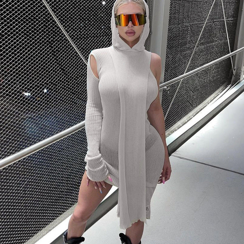 Victoria Beckham Dresses Women 'S Autumn Long Sleeve Hooded Dress