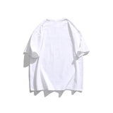 Men's T-Shirt Summer Men's Letter Printed T-shirt Casual Loose