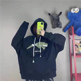 Palm Angels Hoodie Hooded Sweater Men's and Women's Loose Hoodie Coat