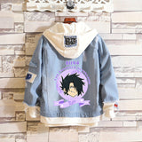 Comic Denim Jacket Clothes Men's and Women's Spring Denim Jacket