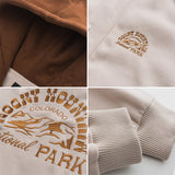 Men Jacket Men's Spring and Autumn Baggy Casual Jacket Coat