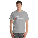 Let's Go Brandon T Shirt Men's round Neck T-shirt Casual Sports Short Sleeve