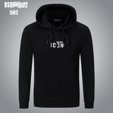 Dsq2 Hoodie DSQ Lian D2 Autumn and Winter Printing Sweater Trendy Men