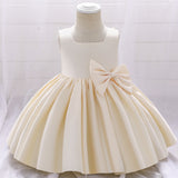 Summer Rompers Children's Baby Birthday Big Bow Wedding Dress