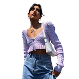 Music Festivals Rave Outfits Girls Tops Fall Women's Clothing Fashion Long Sleeve Sweater for Women