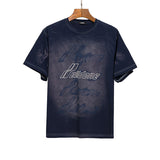 We11 Done T Shirts Men's and Women's Same Flocking Loose Cotton