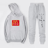 Travis Scott Astroworld Hoodie & Pant 2 Piece Set Autumn and Winter Warm Hoodie Men