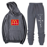Travis Scott Astroworld Hoodie & Pant 2 Piece Set Autumn and Winter Warm Hoodie Men