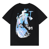 Rrr123 T Shirt Washed Old Loose Short Sleeve