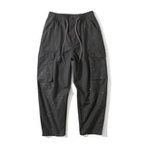 Man Fall Outfits Cargo Pants Spring and Summer Pants Men and Women Loose Multi-Pocket Workwear Straight-Leg Trousers
