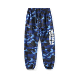 Shark Print Pant Fashion Brand Camouflage Letters Printed Casual Trousers Sweatpants