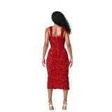 Daisy Buchanan Dress Hip Spaghetti Straps Women's Dress