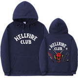Stranger Things Hellfire Club Hoodie Hooded Sweatshirt Leisure Sports Sweater