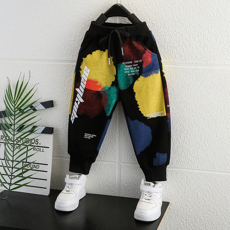 Toddler Boys Pants Children's Clothing Boys' Pants Spring and Autumn Casual Sweatpants