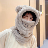 Women Winter Hats Plush Hat Autumn Winter Windproof Hat