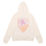 Rhude Hoodie Shield Pure Cotton Men and Women Couple Hoodie Sweater