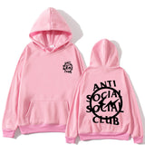 Anti Social Club Hoodie Printed Hoodie