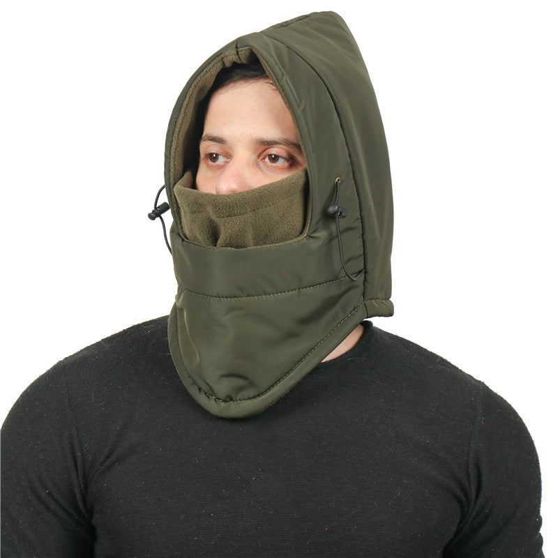 Men Winter Hats Outdoor Warm Thickened Snow Hat Cold-Proof Ski Cap