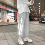 Men Pants Autumn and Winter Gray Sports Casual Pants