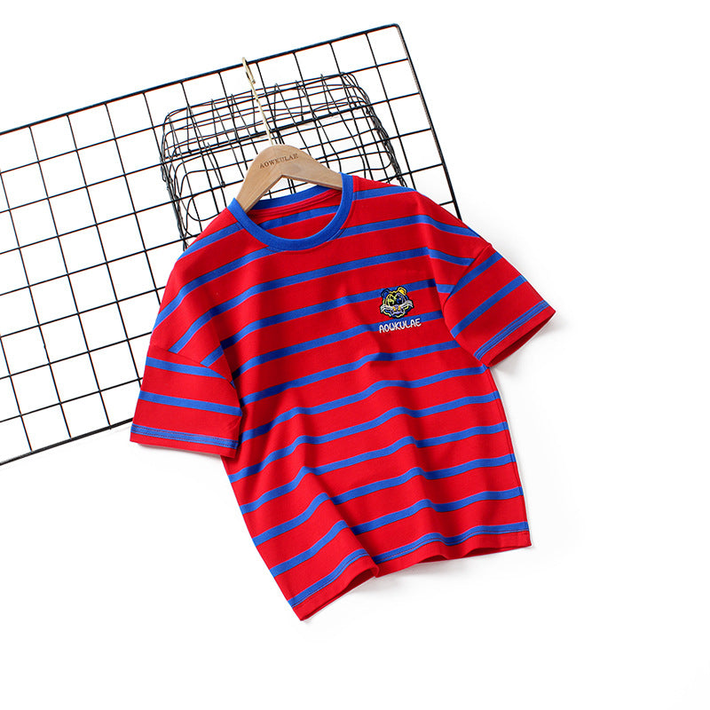 Children T Shrits Boys' Summer Short Sleeve Short Sleeve