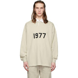 Fear of God Essentials 1977 Knit Polo Long Sleeve Fog Sweater for Men and Women