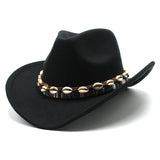 Cowboy Hats Autumn and Winter Top Hat Female Ethnic Style Top Hat