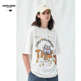 Preppy Aesthetic T Shirt Printed T-shirt Cotton Short Sleeve T-shirt