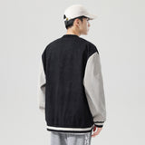 Blue Varsity Jacket Men's Jacket Autumn Youth Men's Jacket Baseball Uniform