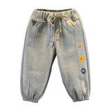 Toddler Boys Pants Small Yellow Duck Boys' Pants Spring and Autumn Leisure Sweatpants