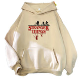Stranger Things Hoodie Stranger Things Printed Hoodie Fleece Padded Coat Sweatshirt