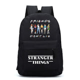 Stranger Things Backpack Cartoon Animation Men's and Women's Casual Fashion Student Backpack