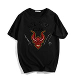 Stranger Things Hellfire Club T Shirt Fashion Loose T-shirt Short Sleeve