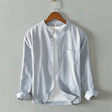 White Work Shirts Spring and Autumn Men's Cotton Long Sleeve Men's Shirt
