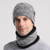 Men Winter Hats Winter Hat Sleeve Cap Autumn Men Knitted Hat