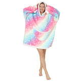 Hoodies Blankets Thickened Warm Pajamas Lazy Clothes Flannel Nightgown