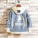 Comic Denim Jacket Jacket Spring and Autumn