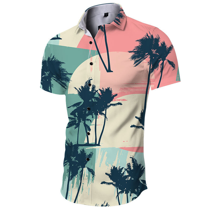 Men Beach T Shirts Summer Shirt Wide Men