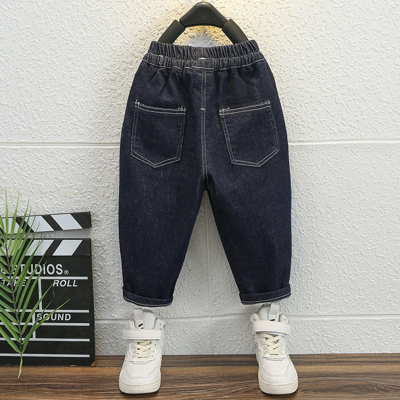Toddler Boys Pants Children's Jeans Boys Autumn Leisure Loose