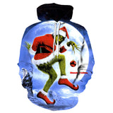 Grinch Hoodie 3d Grinch Printed Christmas Sweater Men And Women Can Wear