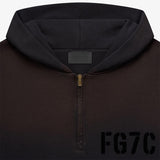 Fog Feel of God Essentials Hoodie Half Zipper Hooded Sweatshirt High Street Letter Fleece Hooded Sweater